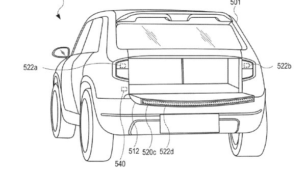 Rivian’s R3 Innovative Rear Tailgate Lighting Revealed in New Patent