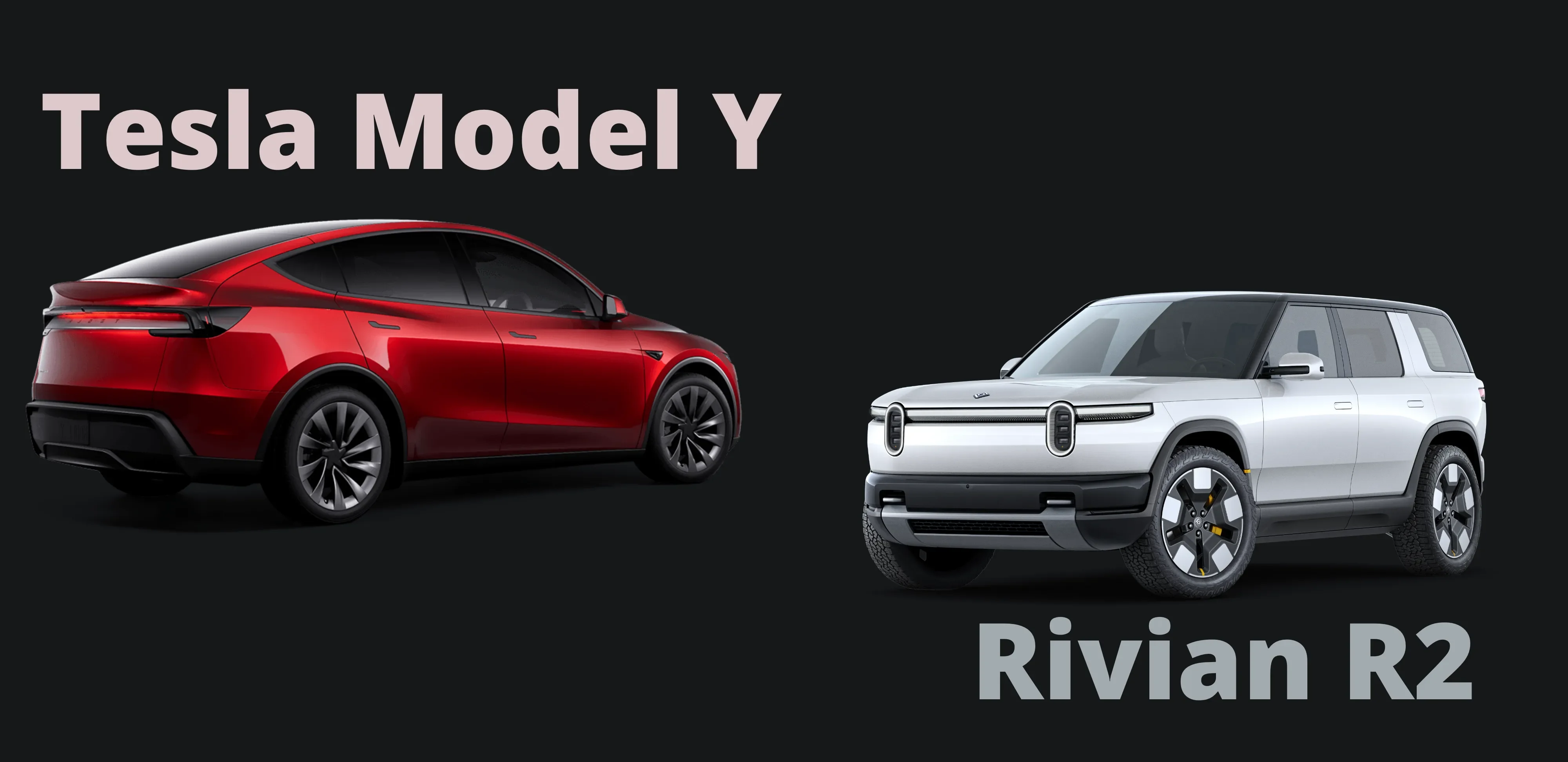 How the Rivian R2 Compares to the Model Y in Efficiency