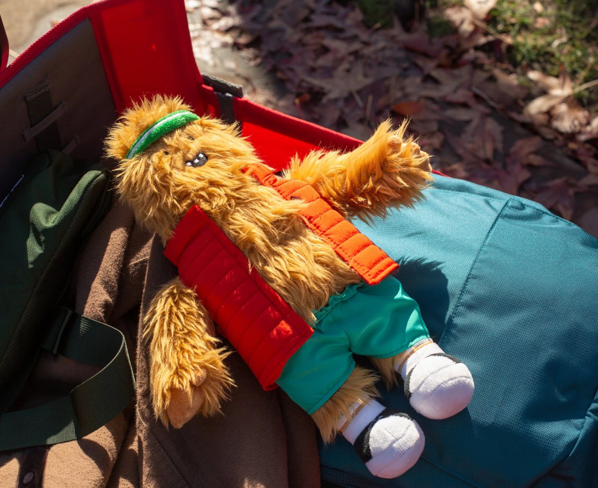 The Gary Plush is well designed and super tough! Maybe not dog-chew-toy-tough, but tough enough for your kids.