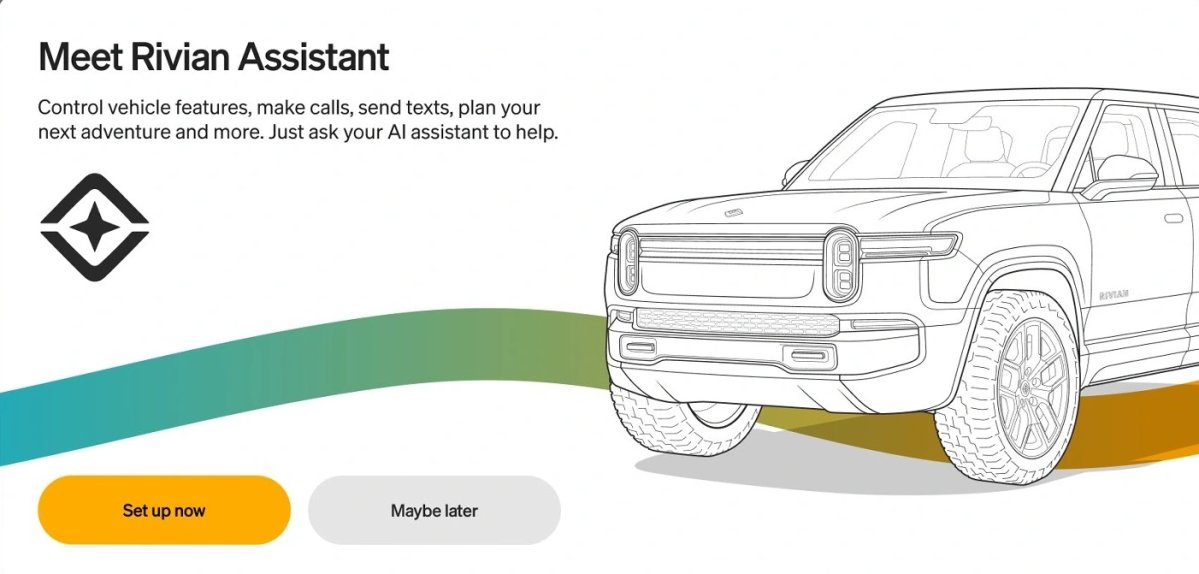 Tesla Rivian Assistant feature in update 3.12.0